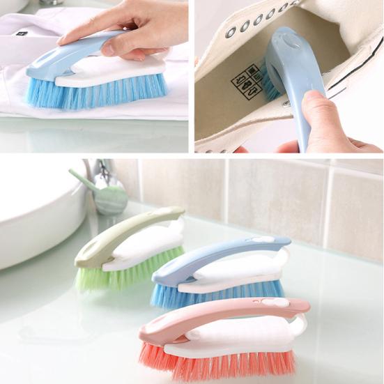 Washing Brush Portable Effortless Cleaning Tools Hand-held Dust Remover for Bathroom