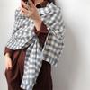 Plaid Literary Style Long Scarf Versatile Thickened Student Neck Warmer Shawl Warm Fashion Scarf
