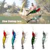Horizontal Squid Jig 10.9g 80mm Artificial Calamar Shrimp Slow Sinking Lure  Octopus Fishing