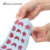 Blue Moon Stars and Heart Cube Tray Silicone Mould Silicone Star Shaped Cube Trays  Chocolate