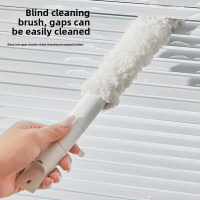 Austauschbarer Lamellen-Abzieher Abnehmbar und Waschbar Hängender Typ Staubentfernungs- und Schmutzentfernungs-Doppelseitige Klimaanlagen-Spaltreinigungsbürste
