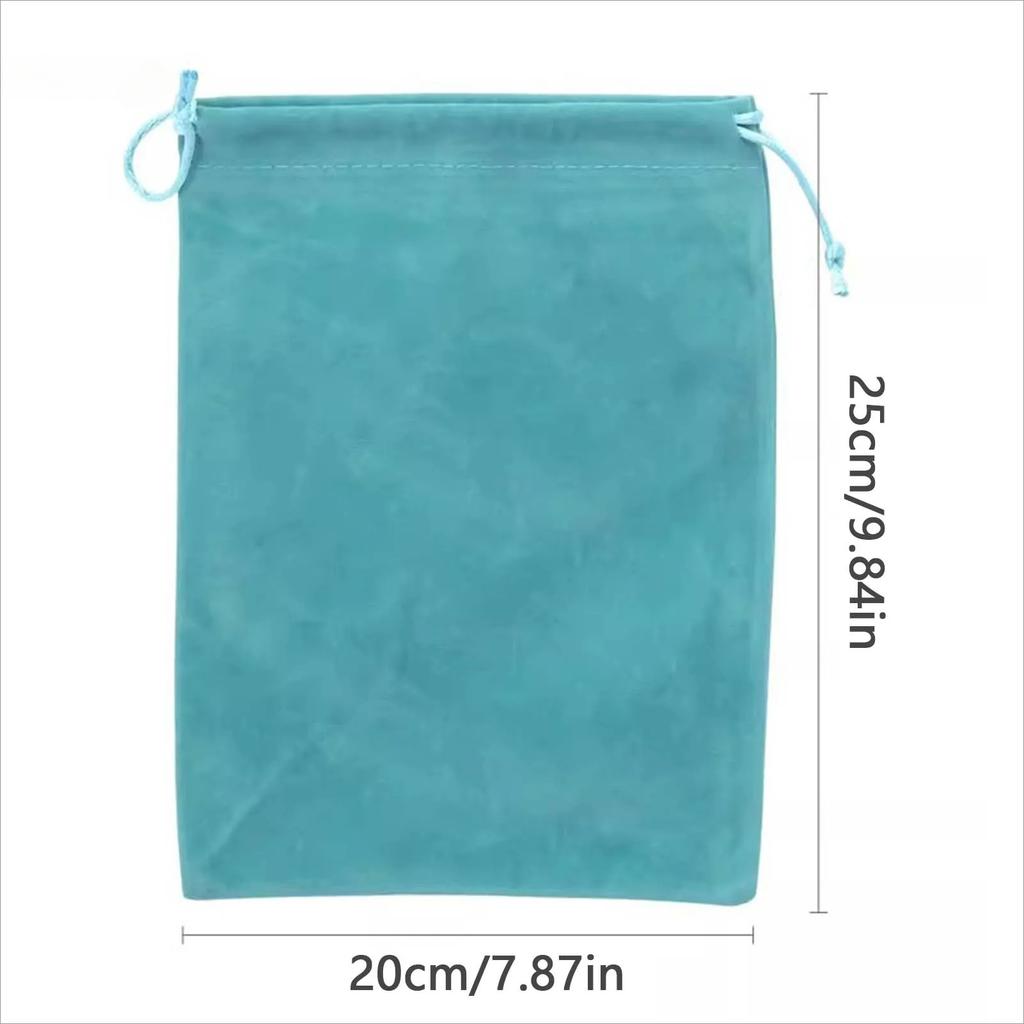 Universal Fishing Tackle Storage Bag Durable And Soft Flocking Material Bags For Outdoor Camping Portable