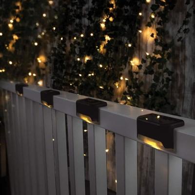 LED Solar Wall Light - SHOP-STORY - Solarled - Pack of 4 - Warm White LED - Waterproof IP65