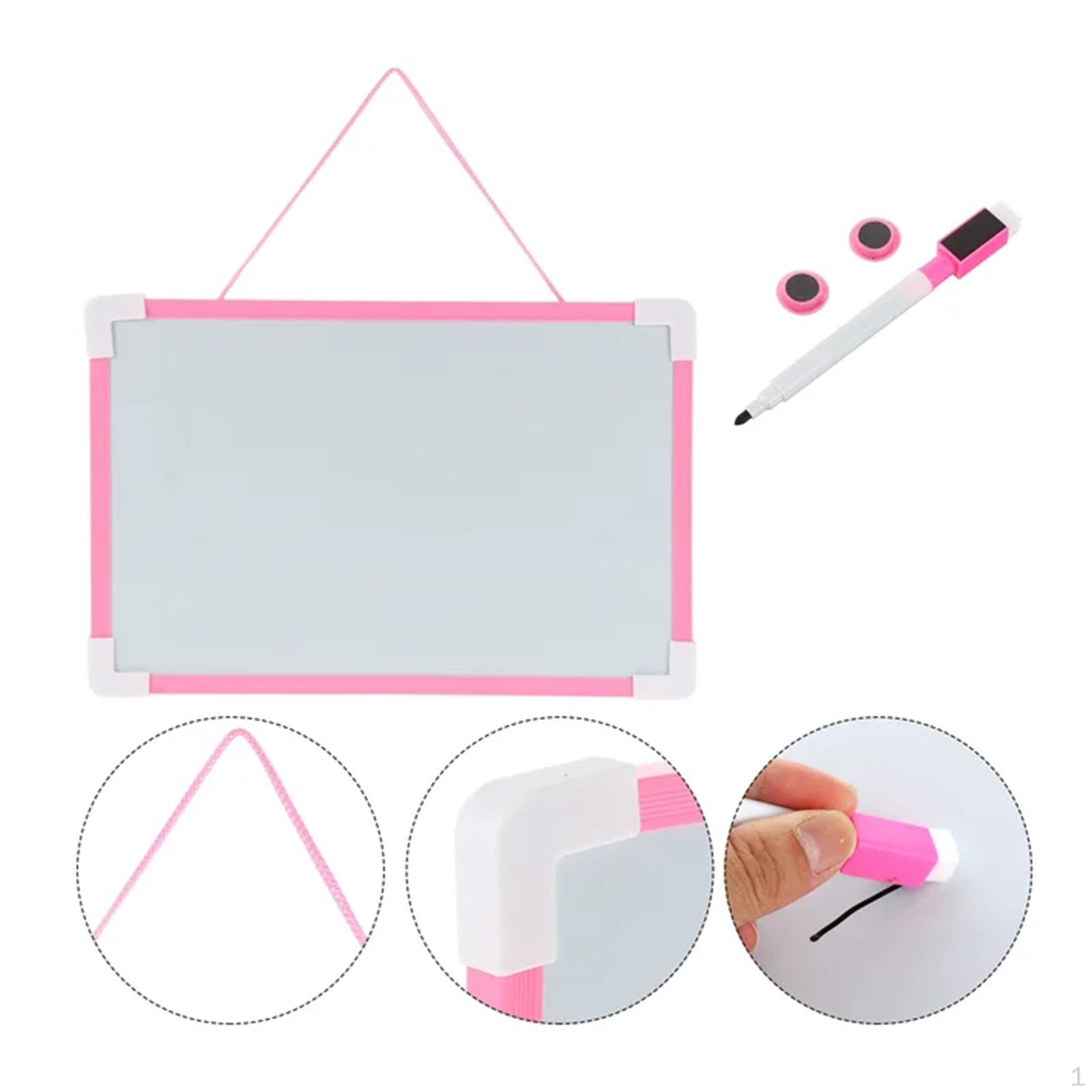 Магнитная белая доска Портативная Стираемая Двусторонняя Многоразовая Доска для сухого стирания