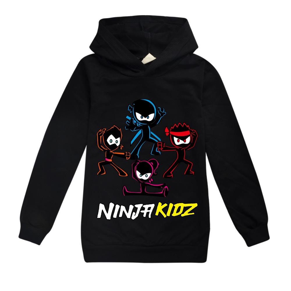 Modna Bluza z Kapturem dla Chłopców Wygodny Sweter z Nadrukiem Codzienna Wszechstronna Bluza z Kapturem Bluzy Chłopcy