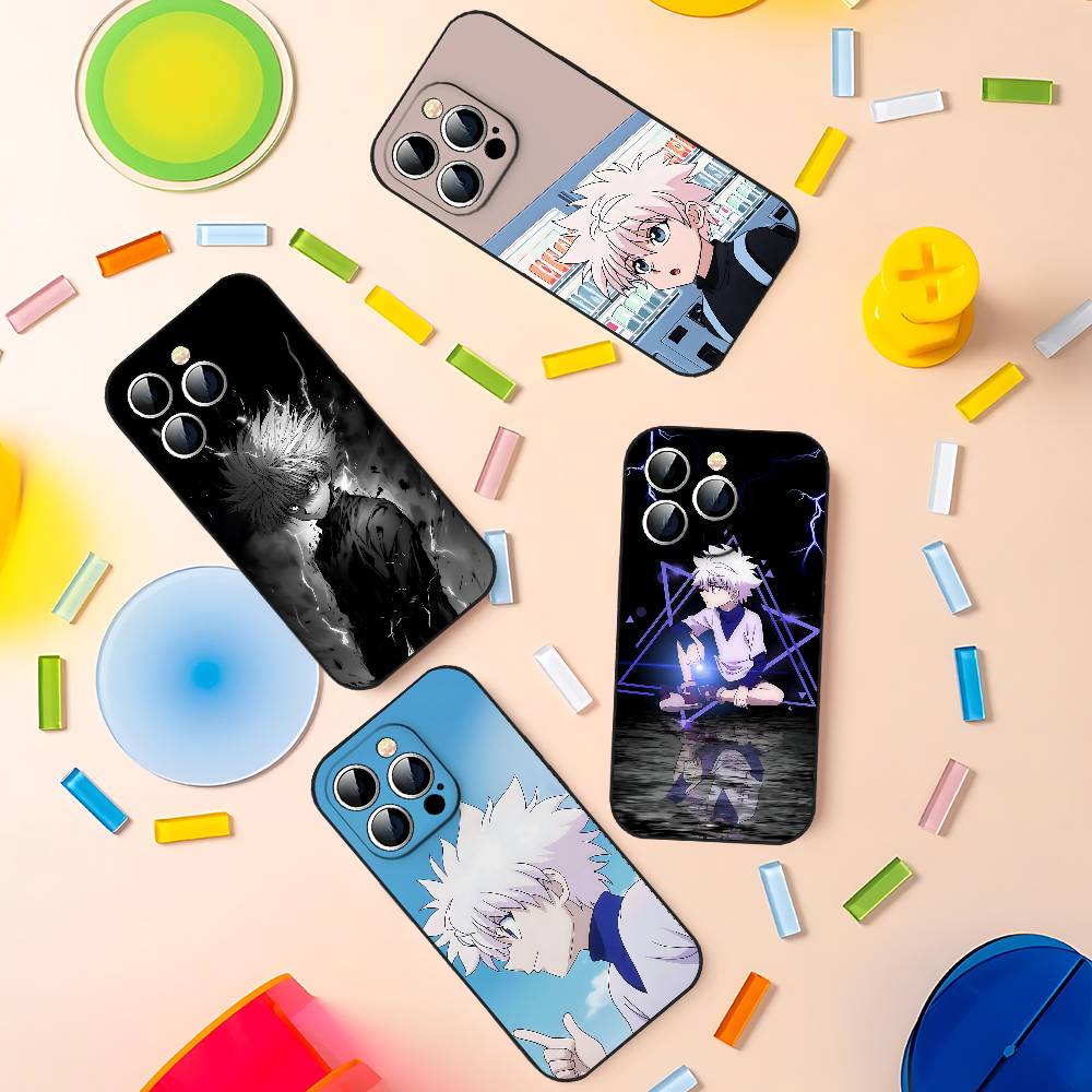 Hunter Killua tok iPhone 17/16/15/13/14 Pro Max/ 11Plus/X/Xr/Xs Max/12mini készülékhez