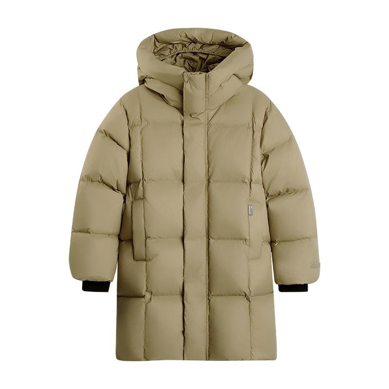 EBAER Kids 2024 Winter Mid-Length Hooded Down Jacket 110