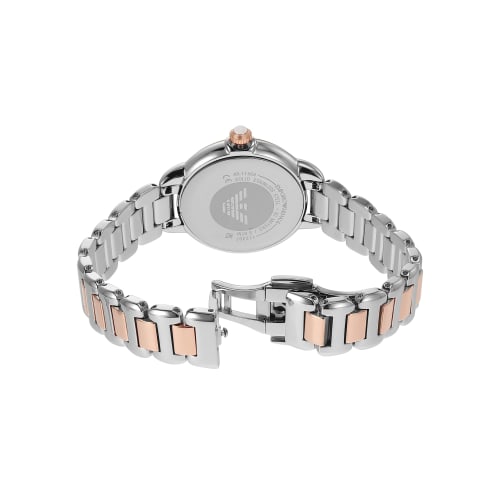 Emporio Armani Three-Hand Two-Tone Stainless Steel Watch