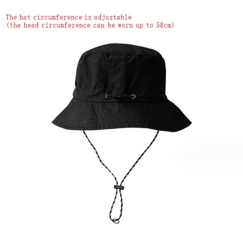 Waterproof Fisherman Hat Women Foldable Summer Sun Anti-Uv Protection Camping Hiking Mountaineering Caps Men'S Outdoor Hat