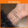 Modern Multi Layer Design Geometric Bracelets With Rhinestone Embellishments For Elegant Women