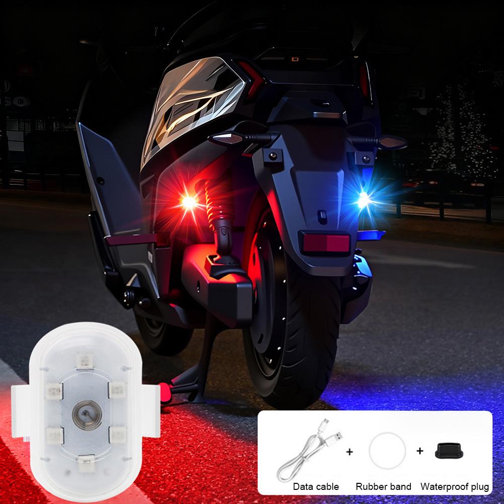 Wireless Remote Control Strobe Light Multi-color Rechargeable Warning Light for Car Motorcycle Drone Safety Navigation Lamp