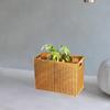 Imitation Rattan Basket Practical Decor Simple Toys Organizer Woven Basket for Household Apartment Living Room Kitchen Office