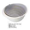 Eco-friendly Drain Basket Detachable Plastic Large Vegetable Washing Bowl Strainer for Home