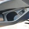 For BMW 3 Series G20 G28 325li 330d 335 - 2024 Door Armrest Cup Holder A Carbon Fiber Stickers Car Accessories Interior