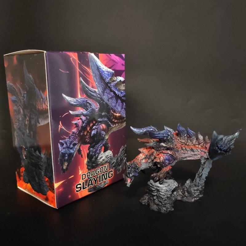 13cm Neues Monster Hunter Glavenus Statisches Modell Actionfiguren PVC Schreibtischornament Modellspielzeug Überraschungsstatue Geschenke Sammlerstück