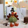 Seasonal Ornament Turkey Decorative Figurine Thanksgiving Holiday Decors Party Supply Harvest Festival Kitchen Layouts