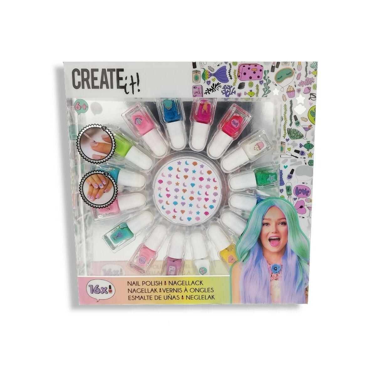 

Лак для ногтей Create It, упаковка из 16 предметов