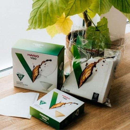 Hario V60 Paper Filter 03W 1-6 Cups 40 Sheets VCF-03-40W