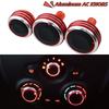 For Nissan New Sunny March Car A/C Knobs 3Pcs/Set Heater Control Switch Air Conditioning Knob Modification