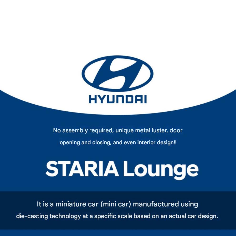 Hyundai Staria Rounds Diecast Geri Çekmeli Mini Araba
