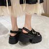 Fashion New Thick Sole Punk Sandals Women Wrap Toe Hollow Outs Roman Sandalias for Women's Casual Beach Slippers Summer Platform Sandals