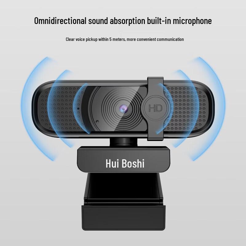 Huboss T60-4K 4K UHD USB Webcam with Microphone