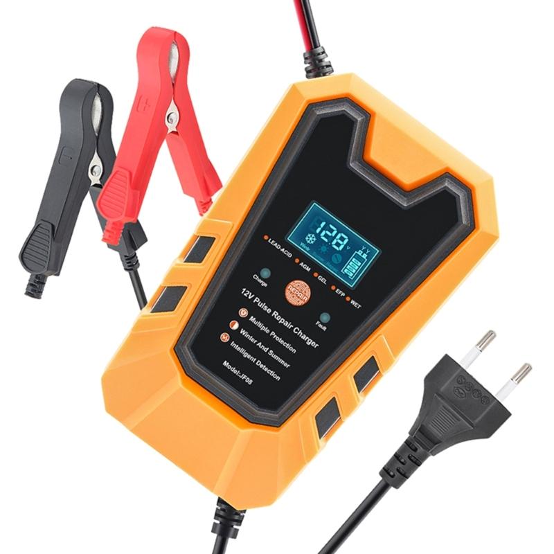Car Battery Chargers,12V 6A Fully Automatic Battery Chargers Maintainer Trickle Chargers for Car Lead Acid Batteries