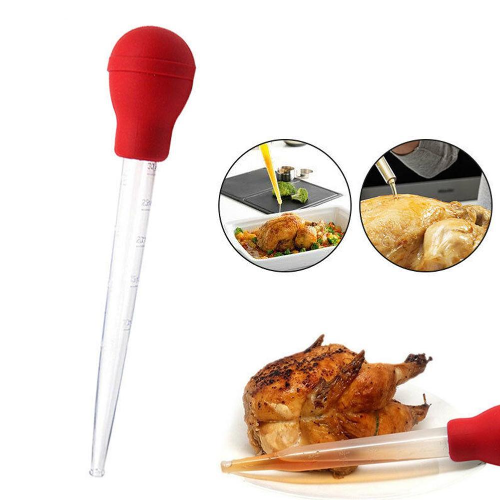 Ustensiles de cuisine, compte-gouttes d'huile de dinde, poulet, barbecue, arôme alimentaire, poire à jus, seringue, tube, pompe, tuyau, outils de cuisine