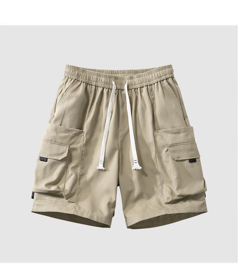 Men's Summer Cavalry Fabric Multi-Pocket Loose Casual Shorts