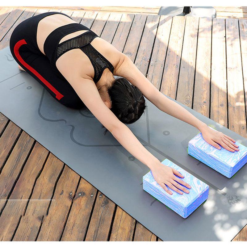2Pcs Camouflage Yoga Block Gymnastic Soft Brick EVA Brick Exercise Body Building Fitness Equipment Home Dropship