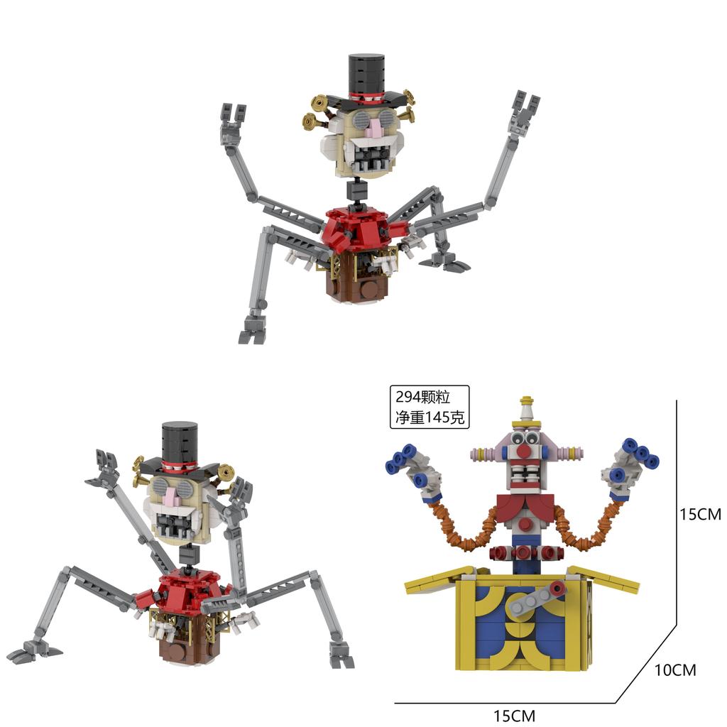 Garten Of Banban Italian Brainrot Al The Amazing Digital Circusbuilding Block Toy With Diy Assembly For Kids Entertainment