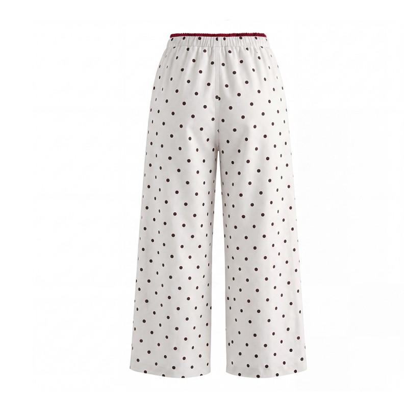 Magic Bear 2026 American Retro Polka Dot Sweatpants Loose Straight Leg Casual Pants