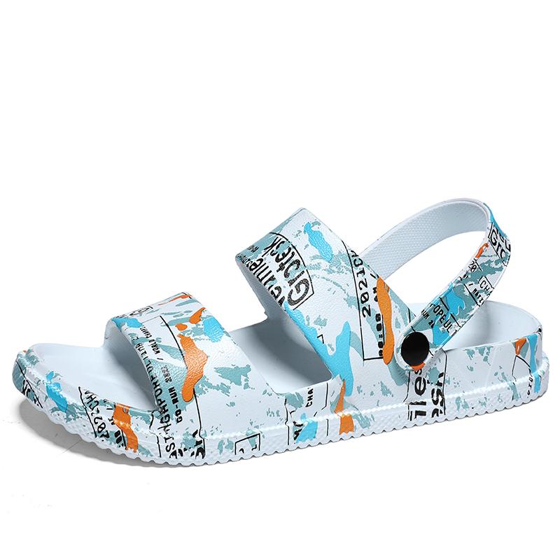 Printing Soft Vacation Travel Beach Sandals 2025 Summer New Men's Garden Shoes Fashion Outdoor Slippers Lightweight Comfortable