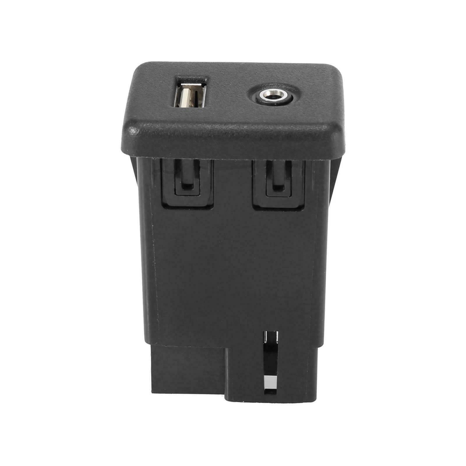 

Car USB & AUX Socket Connector Center Console Jack Dual Port Slot Socket Connector For Vauxhall Insignia A Astra K GM #13599456 чёрный