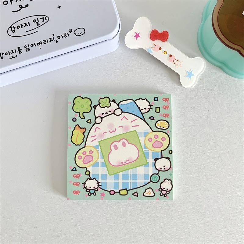 50sheet Cute Cat Memo Pad Amercian Style Lovely Kitten Sticky Note 8*8cm Kawaii Stationery Scrapbook Decorative Paper Student