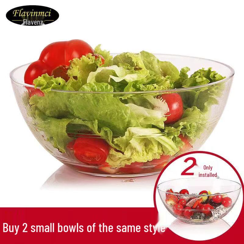 Flavinmci Heat-Resistant Glass Bowl Set