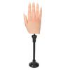 Nail Practice Hand for Acrylic Nails with Suction Bracket Refill Nail Tips Moveable Silicone