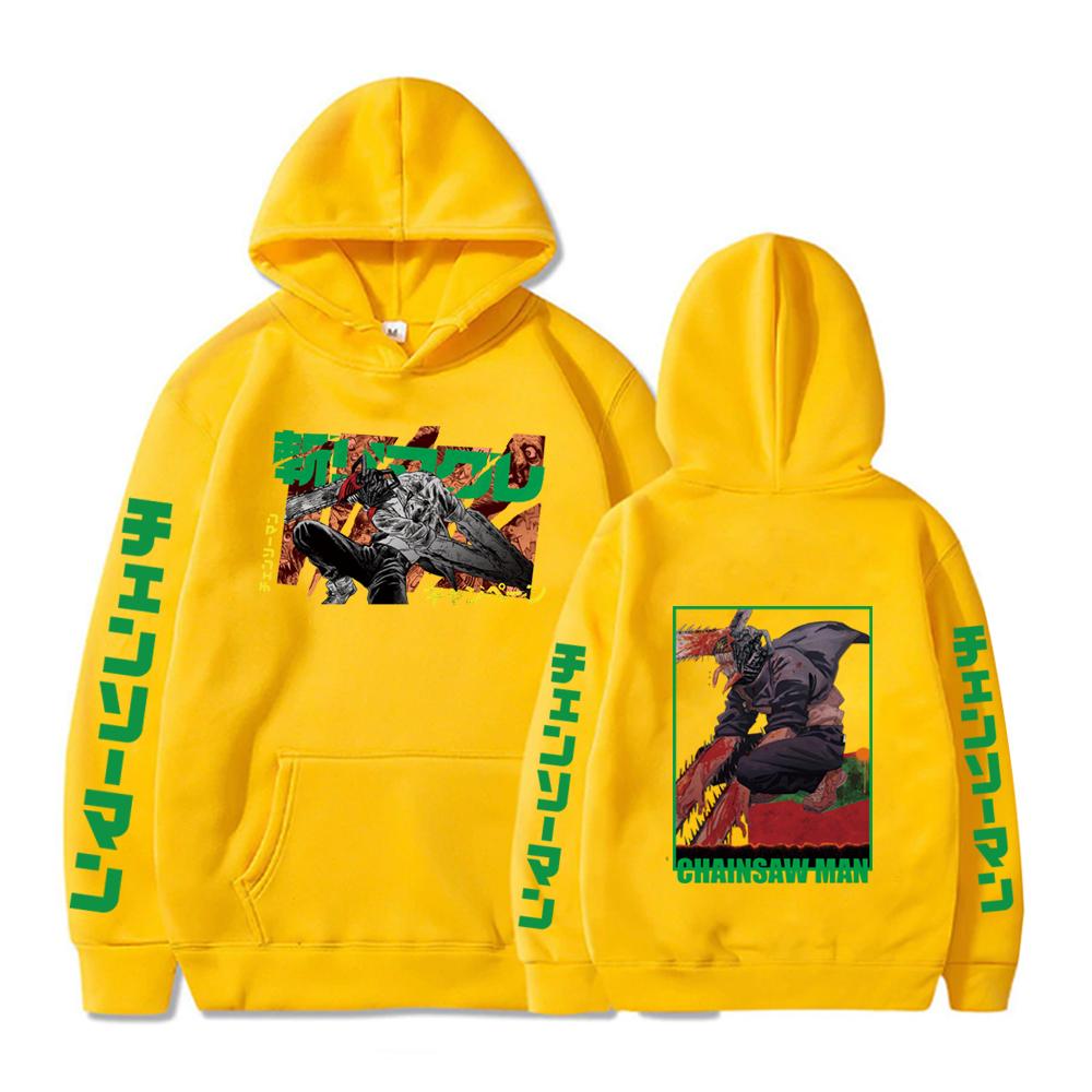 

Japanese Anime Chainsaw Unisex Denji Hoodies Coat Harajuku Unisexga Loog Sleeve Autumn Unisex Oversized Hoodies Sweatshirt 4XL
