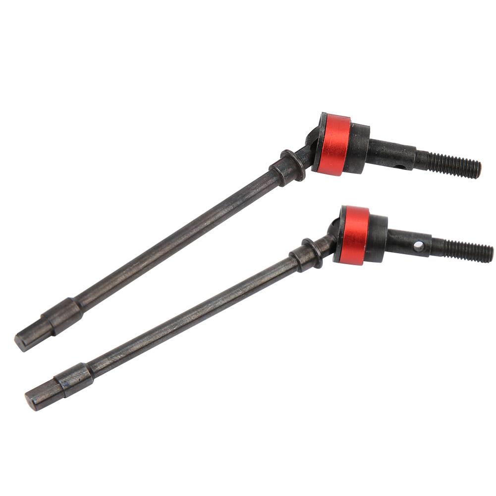 Steel CVD Front Drive Shaft Replacement Accessory Fit for Axial SCX10 1:10 Crawler CarRed