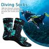 Snorkeling Spearfishing Socks Unisex Winter Warm Beach Fin Sock Neoprene Anti Slip Wearable Portable Lightweight for Men Women