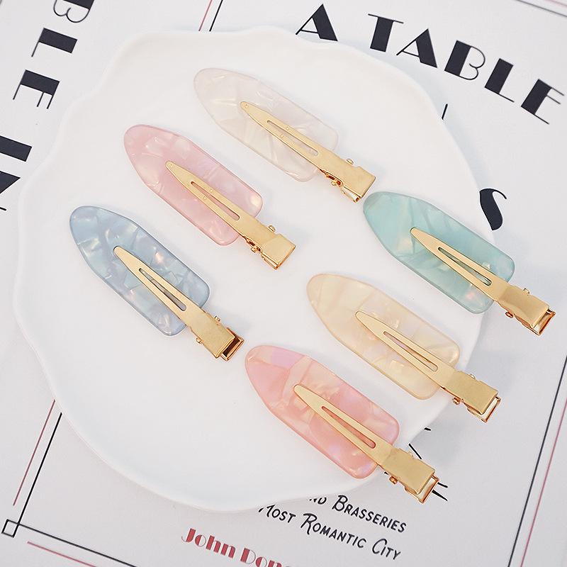 Japan und Korea Nahtloser Pony und Seitenhaarspangen - Damen Schmuck Krokodilklemmen Zubehör