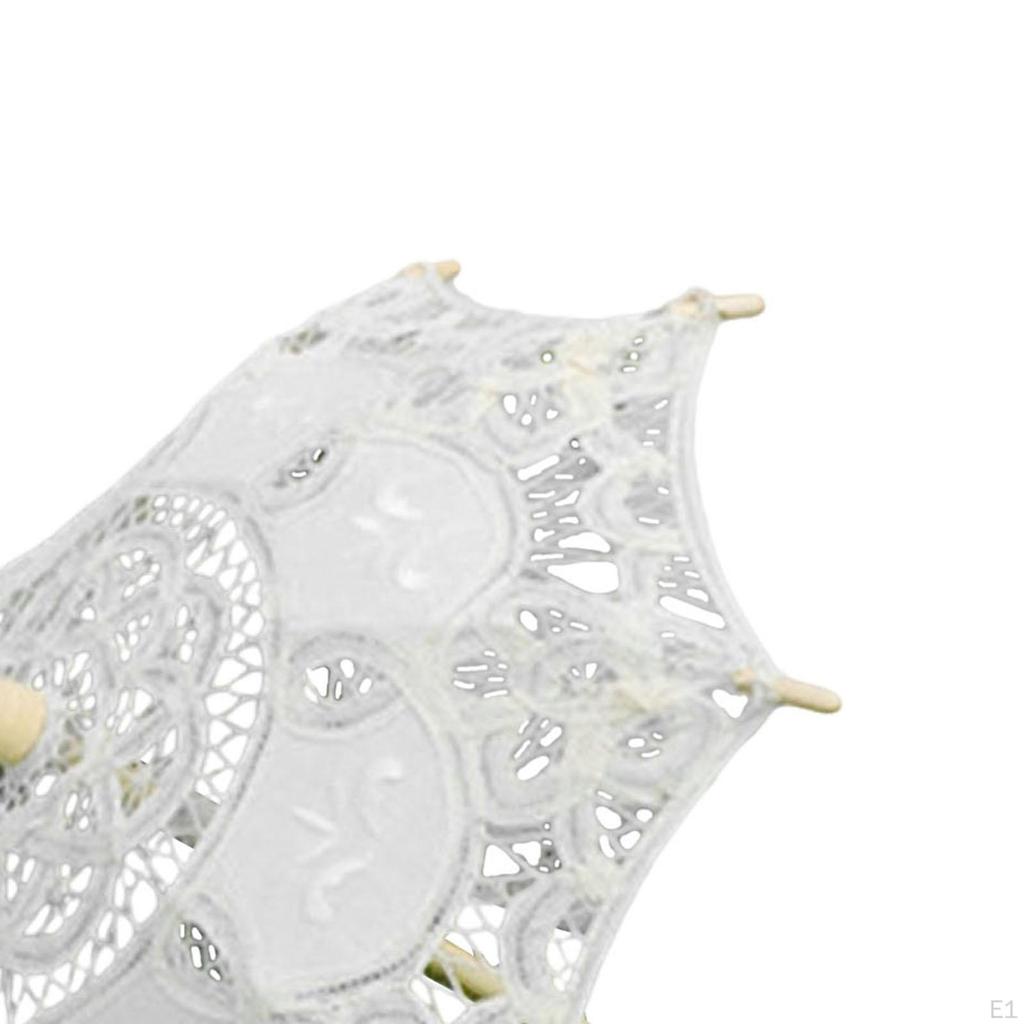 Lace Parasol Umbrella Elegant Bridal for Prom Stage Performance