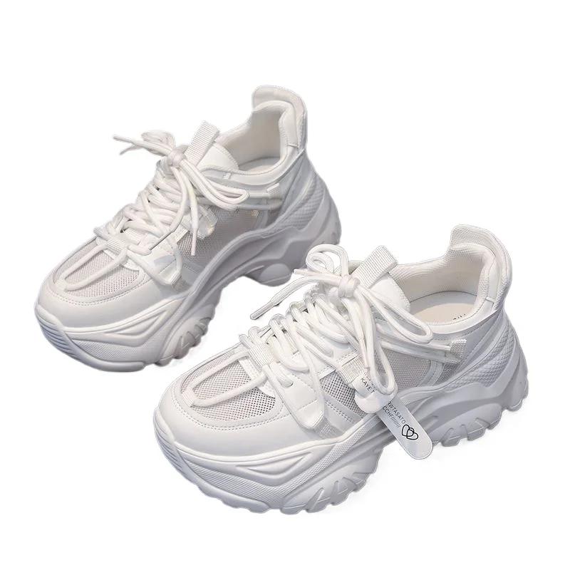 Fashion Women's Shoes Casual Shoes Spring Thick Sole Platform Woman Tennis Fashion 2025 Versatile Leisure Sneakers