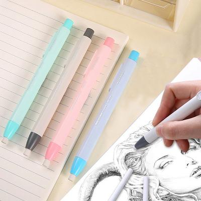 Kreativní tisková guma na tužky Výsuvná automatická tužka Gumové korekční nástroje Školní kancelářské potřeby Studentské psací potřeby