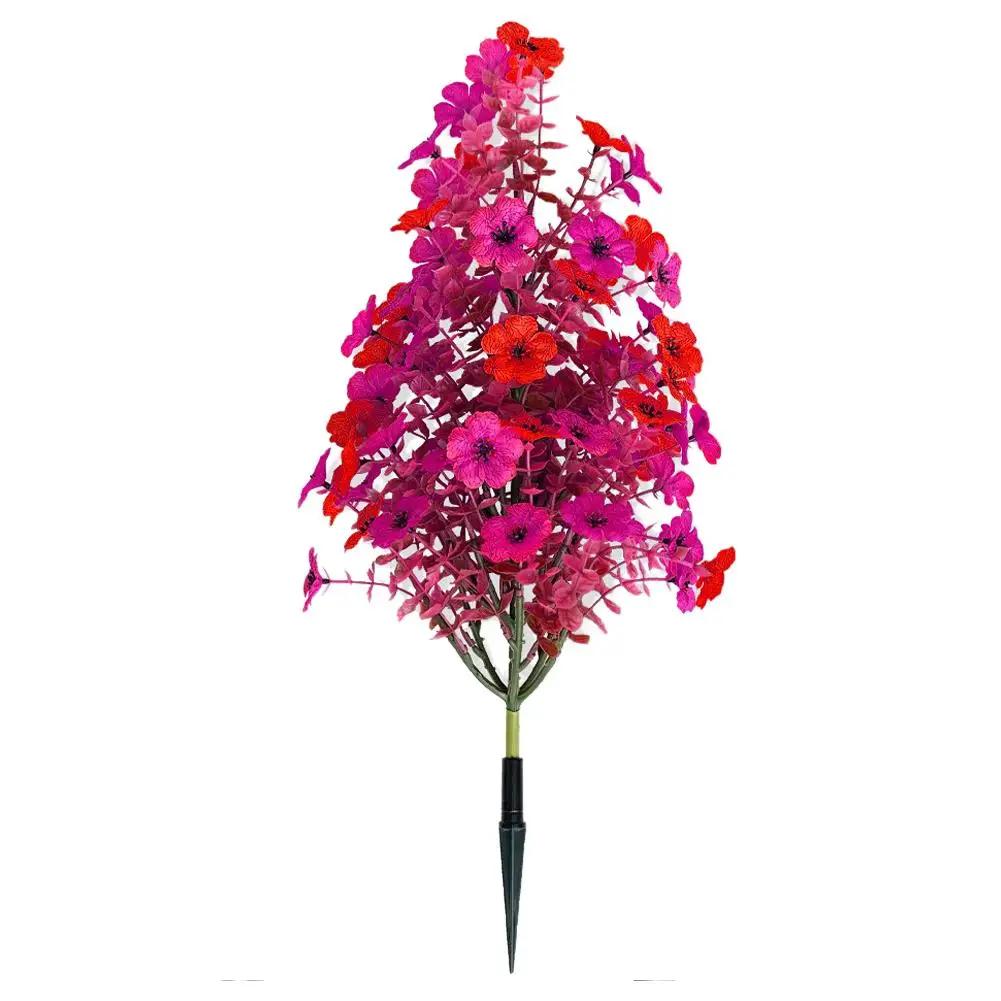 1pc Violet Eucalyptus Ground Plug, Suitable for Autumn Harvest Festival Courtyard Outdoor Porch Wedding Home Decoration O0C4