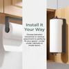 Acrylic Paper Towel Holder Self Adhesive Paper Towel Rack  Kitchen Bathroom Laundry Room