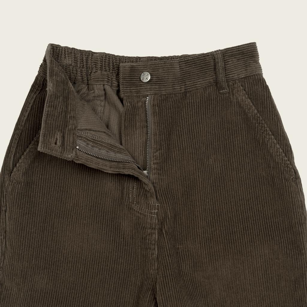 CHIQUITA [Winter '24] Tapered Cropped Pants (Corduroy) Brown 244504Sbr