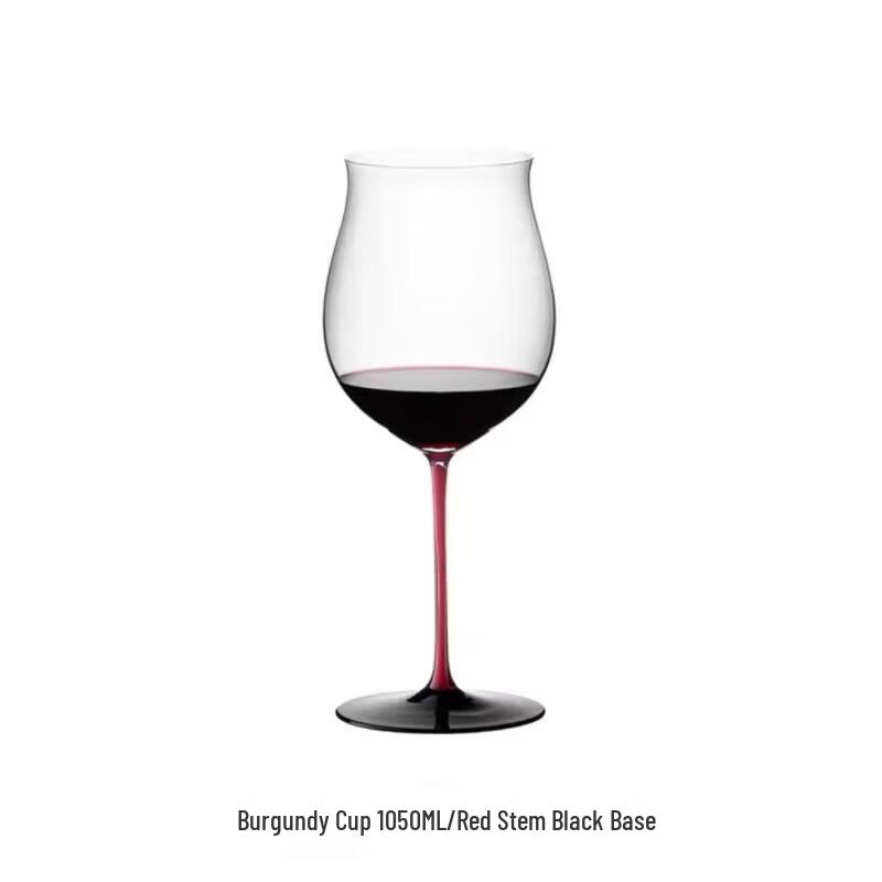 

Red Bow Tie Crystal Burgundy Wine Glass