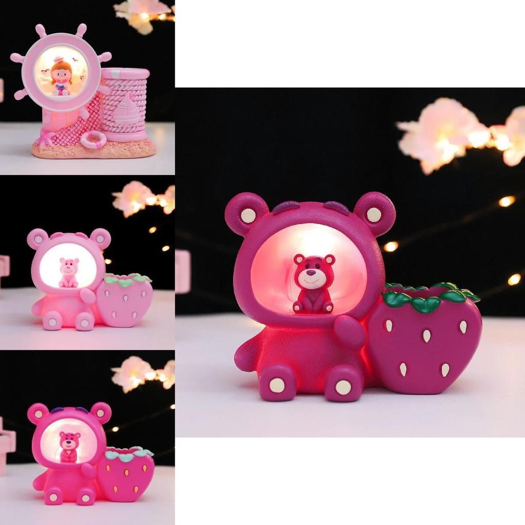 Mediterranean Penholder New Light Creative Night Light Aaa Battery Power Supply