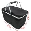 Car Oxford Outdoor Picnic Insulation Storage Basket Refrigerated Food Delivery Box Folding Shopping Basket Trunk Storage Box
